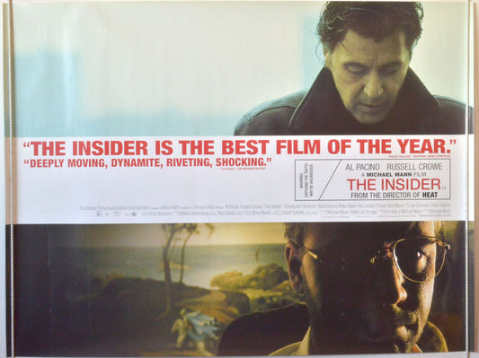 The Insider   Original British Quad Poster - Movie Poster 