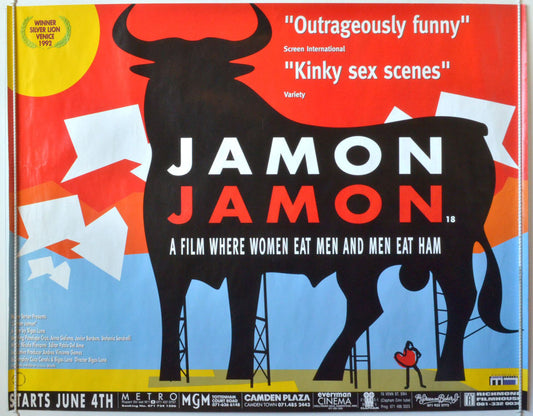 Jamon Jamon  Original British Quad Poster - Movie Poster