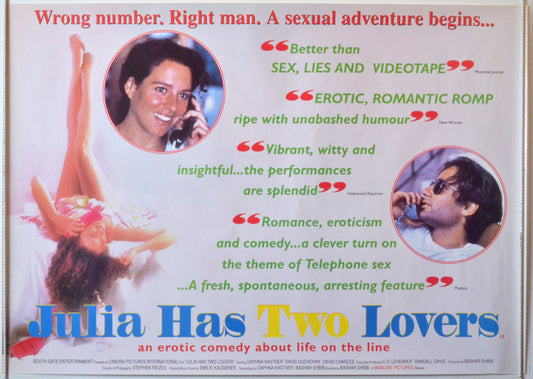 Julia Has Two Lovers   Original British Quad Poster - Movie Poster 