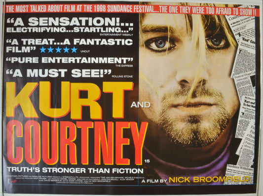 Kurt And Courtney  Original British Quad Poster - Movie Poster