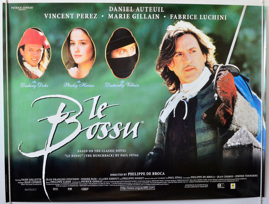 Le Bossu   Original British Quad Poster - Movie Poster