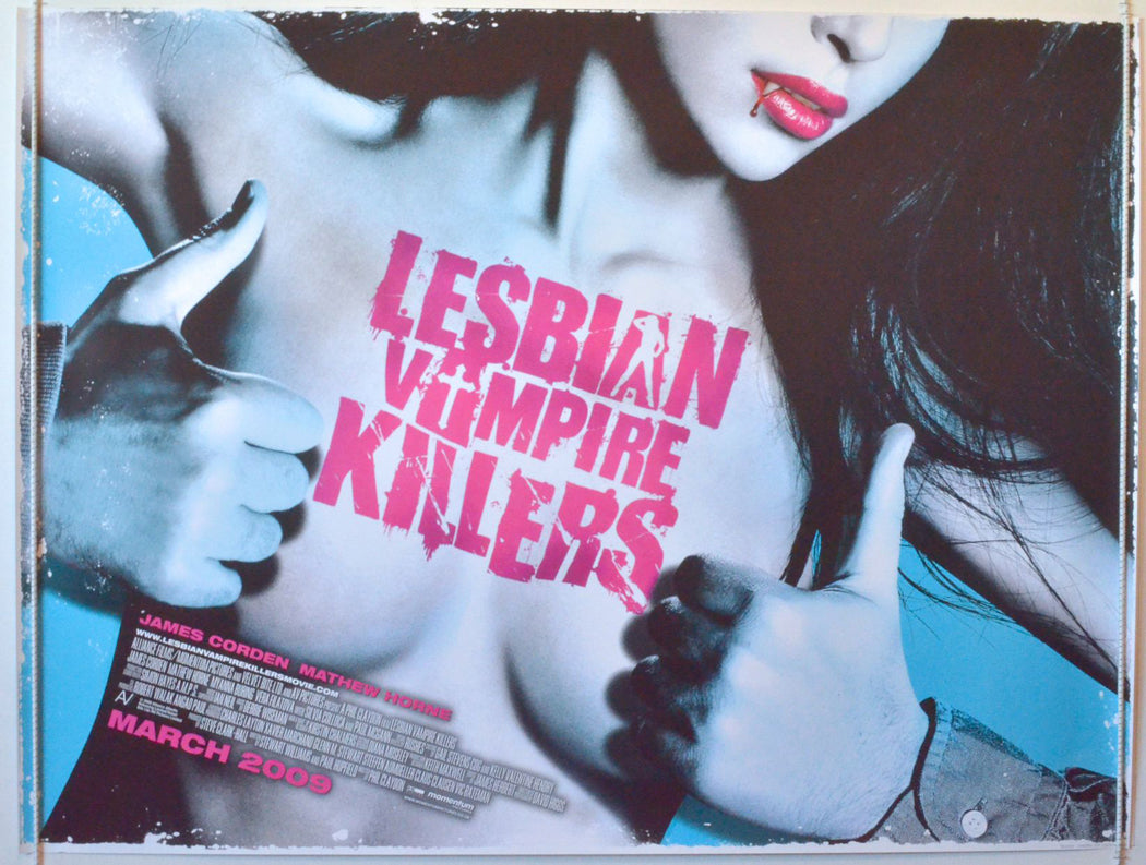 Lesbian Vampire Killers  (Teaser)   Original British Quad Poster - Movie Poster