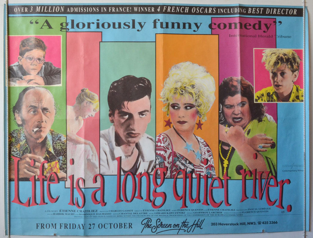 Life Is A Long Quiet River  (a.k.a. La vie est un long fleuve tranquille) Original British Quad Poster - Movie Poster