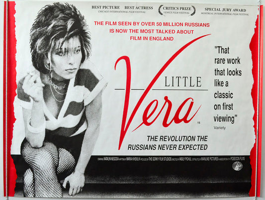 Little Vera  Original British Quad Poster- Movie Poster