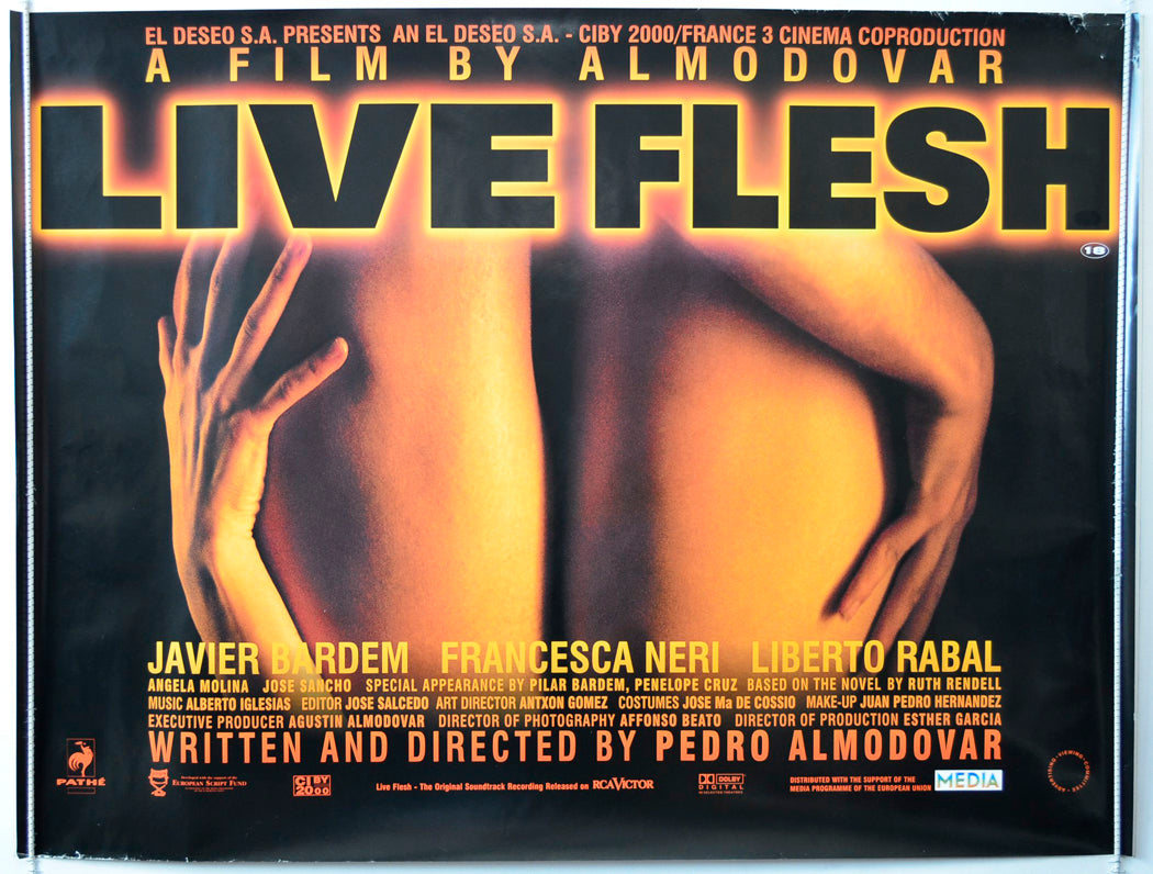 Live Flesh Original British Quad Poster - Movie Poster