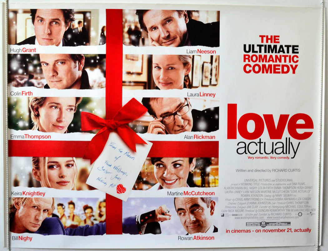 Love Actually   Original British Quad Poster - Movie Poster