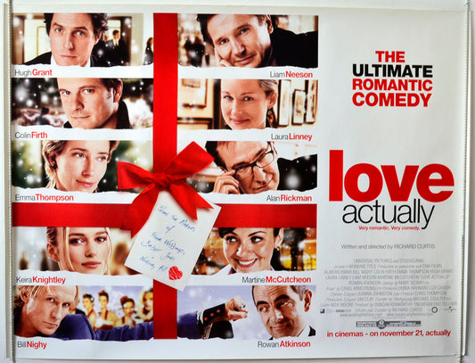 Love Actually   Original British Quad Poster - Movie Poster