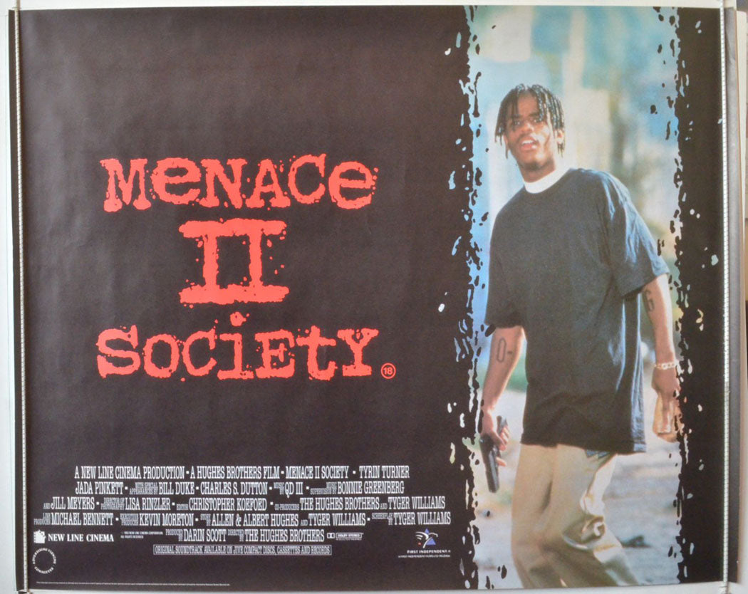 Menace II Society  Original British Quad Poster - Movie Poster