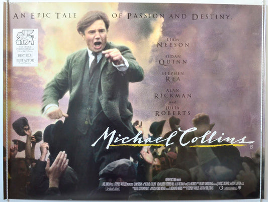 Michael Collins   Original British Quad Poster - Movie Poster