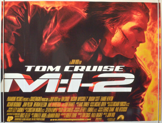 Mission Impossible 2   Original British Quad Poster - Movie Poster 