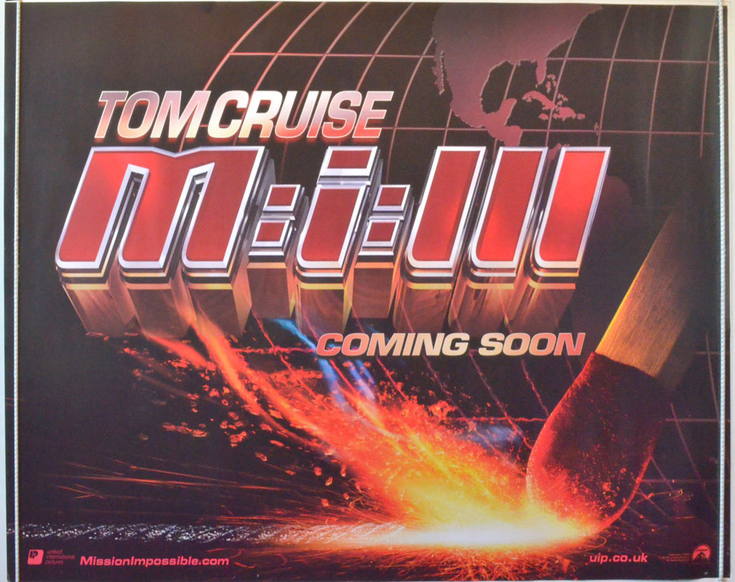 Mission Impossible 3  (Teaser)   Original British Quad Poster - Movie Poster