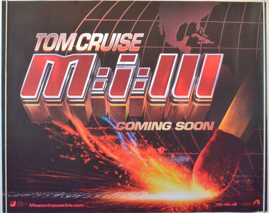 Mission Impossible 3  (Teaser)   Original British Quad Poster - Movie Poster