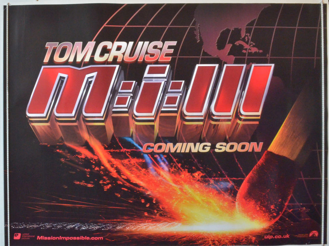 Mission Impossible 3  (Teaser)   Original British Quad Poster - Movie Poster