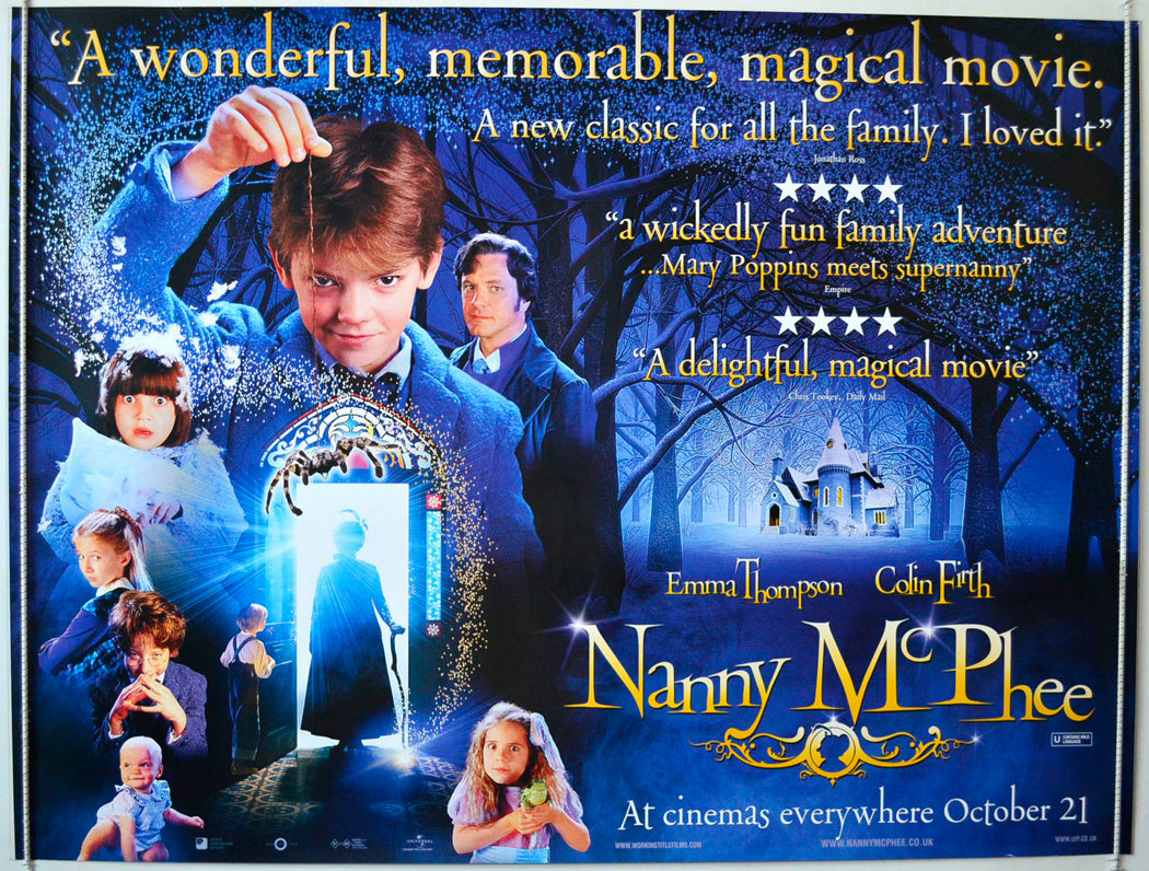 Nanny McPhee   Original British Quad Poster - Movie Poster