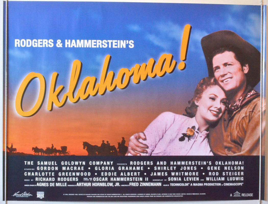 Oklahoma   Original British Quad Poster - Movie Poster 