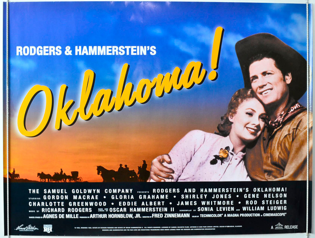 Oklahoma   Original British Quad Poster - Movie Poster