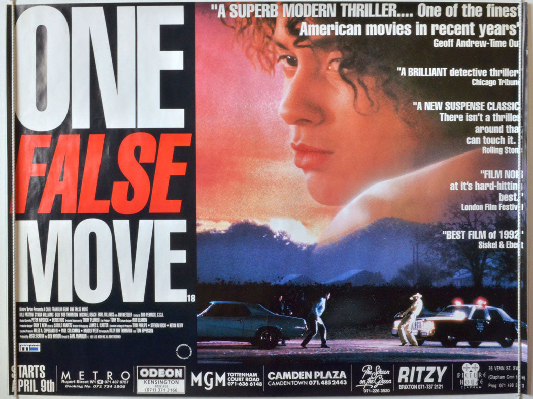 One False Move  Original British Quad Poster - Movie Poster