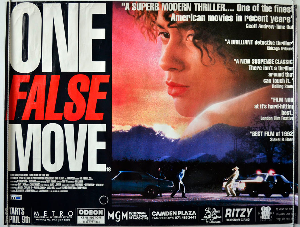 One False Move   Original British Quad Poster - Movie Poster