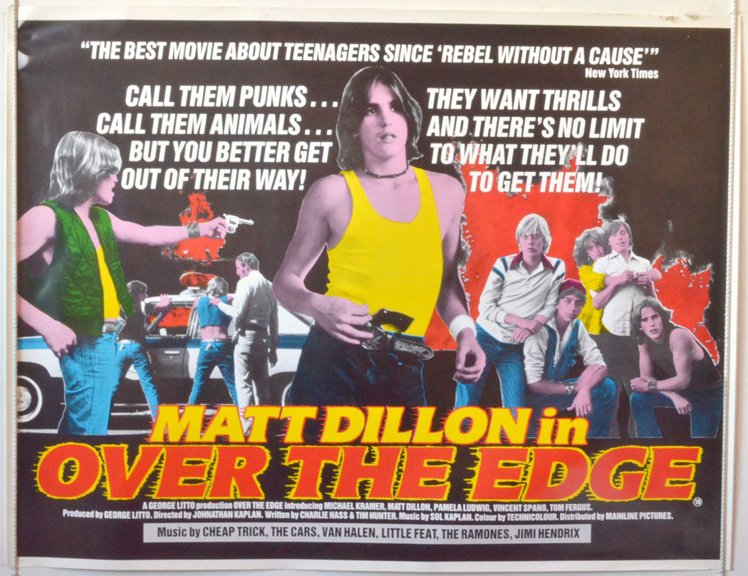 Over The Edge   Original British Quad Poster - Movie Poster 