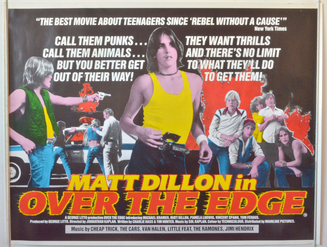 Over The Edge   Original British Quad Poster - Movie Poster 