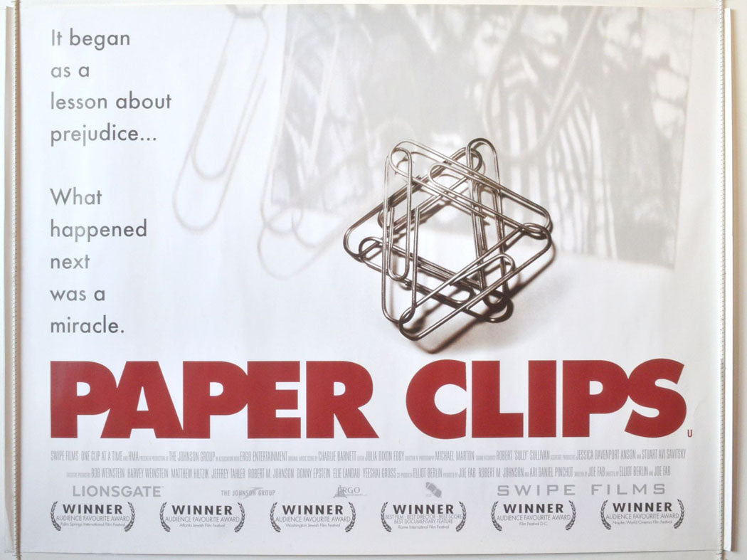 Paper Clips   Original British Quad Poster - Movie Poster 