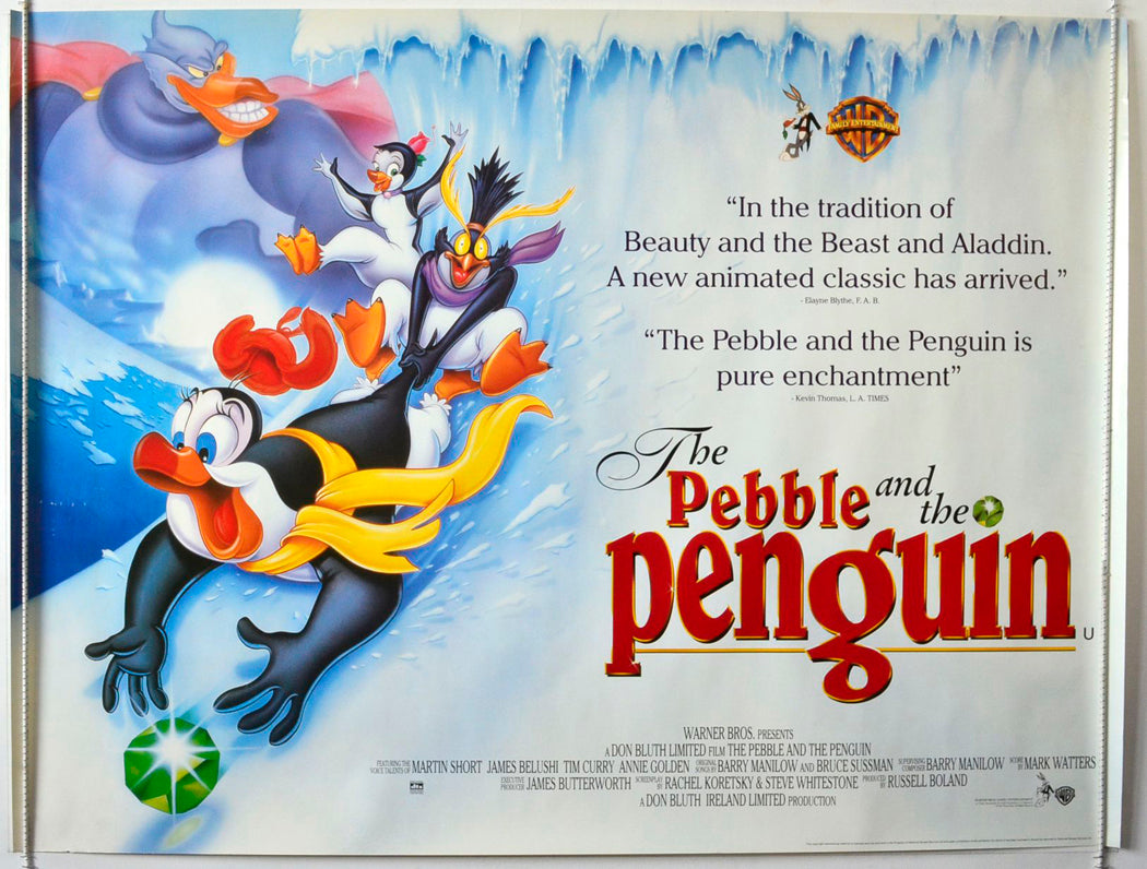 The Pebble And The Penguin   Original British Quad Poster - Movie Poster