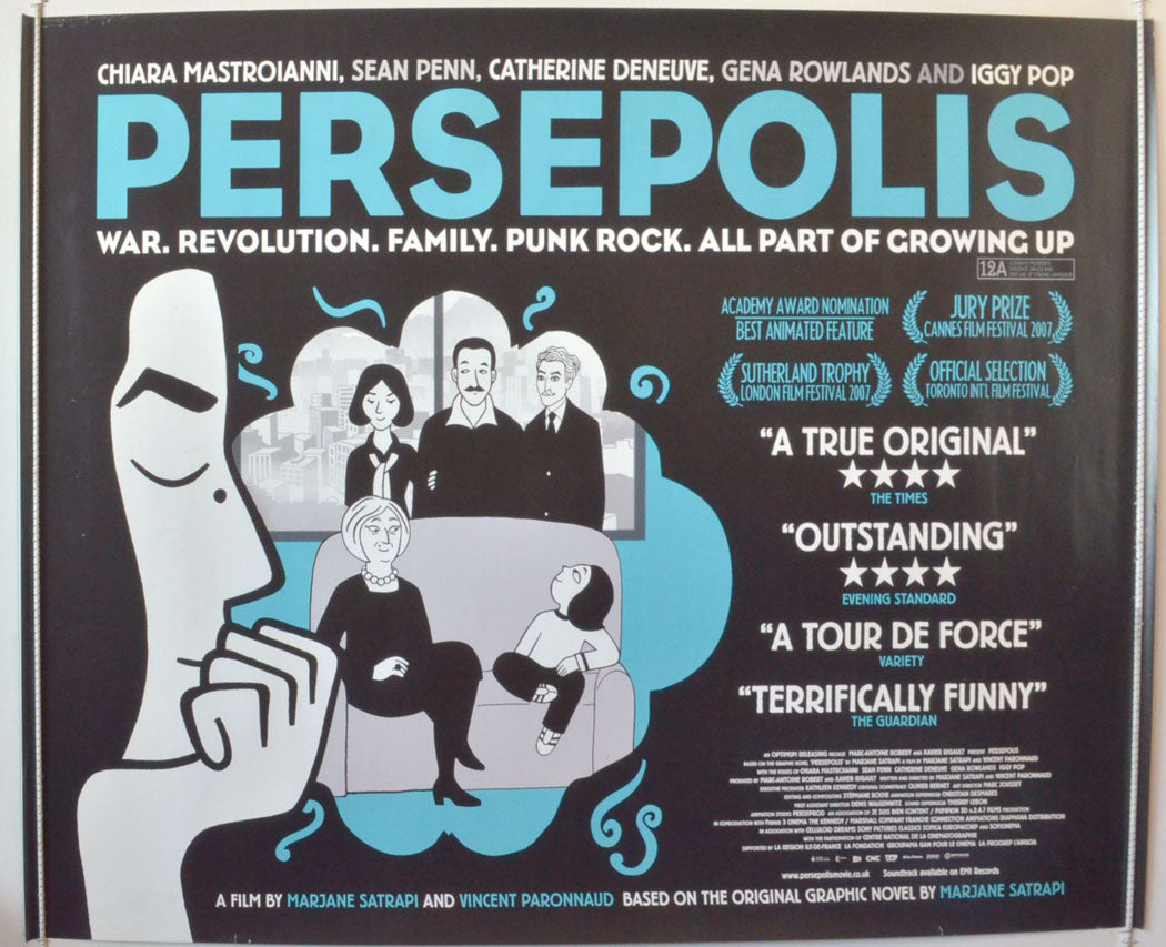 Persepolis   Original British Quad Poster - Movie Poster 