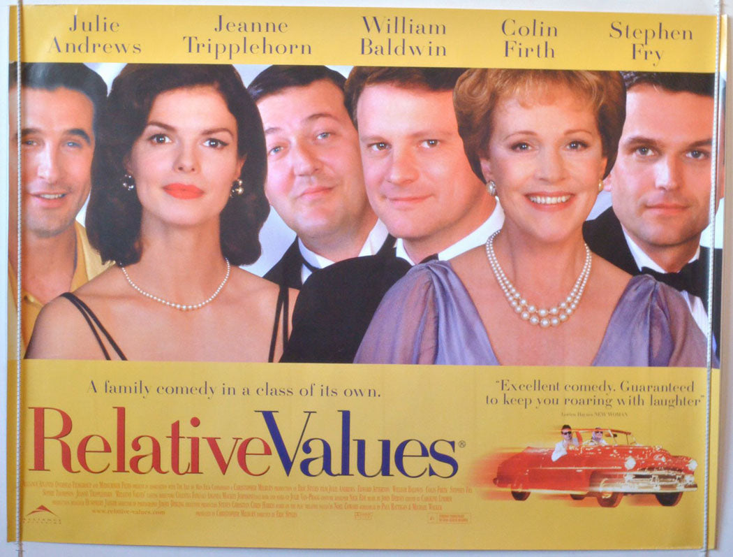 Relative Values   Original British Quad Poster - Movie Poster 