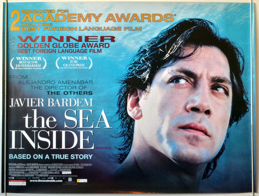 The Sea Inside  (a.k.a Mar adentro)  Original British Quad Poster - Movie Poster 