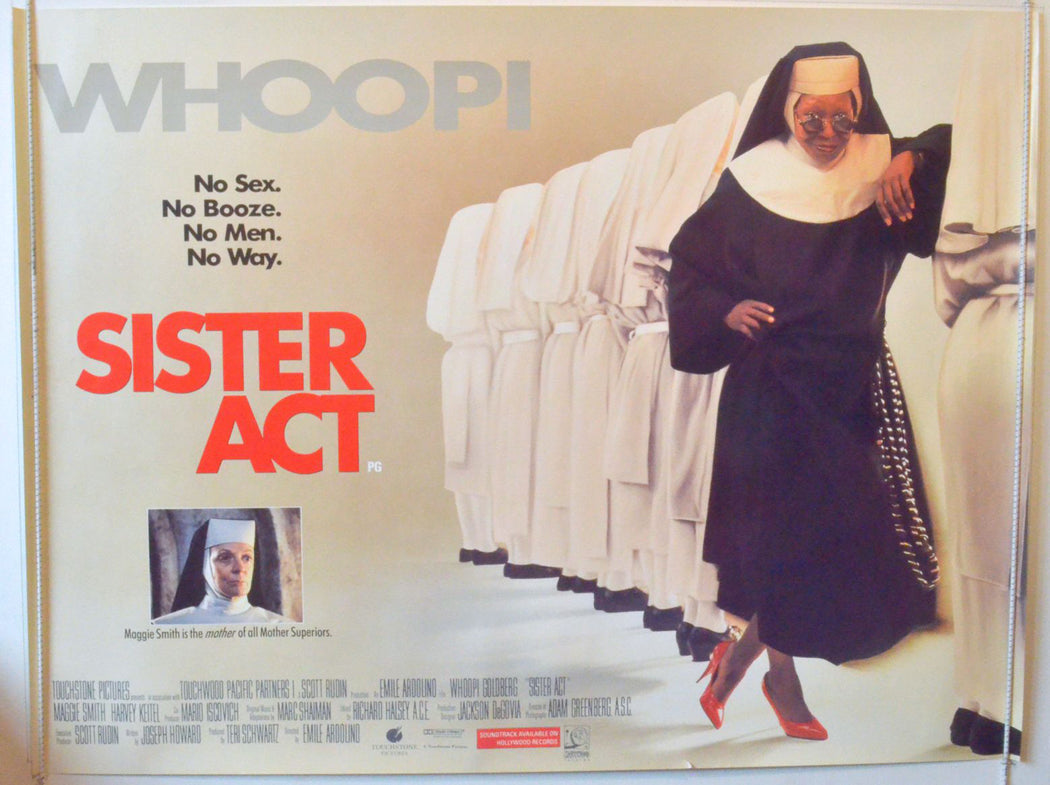 Sister Act   Original British Quad Poster - Movie Poster 