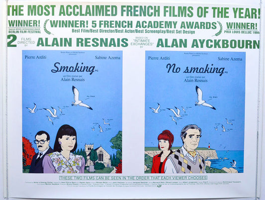 Smoking / No Smoking   Original British Quad Poster - Movie Poster