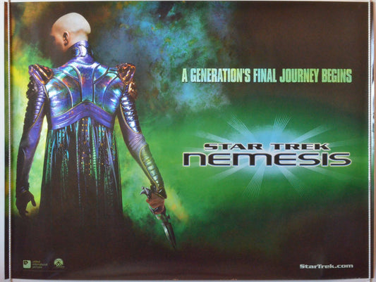 Star Trek : Nemesis  (Teaser)  Original British Quad Poster - Movie Poster 