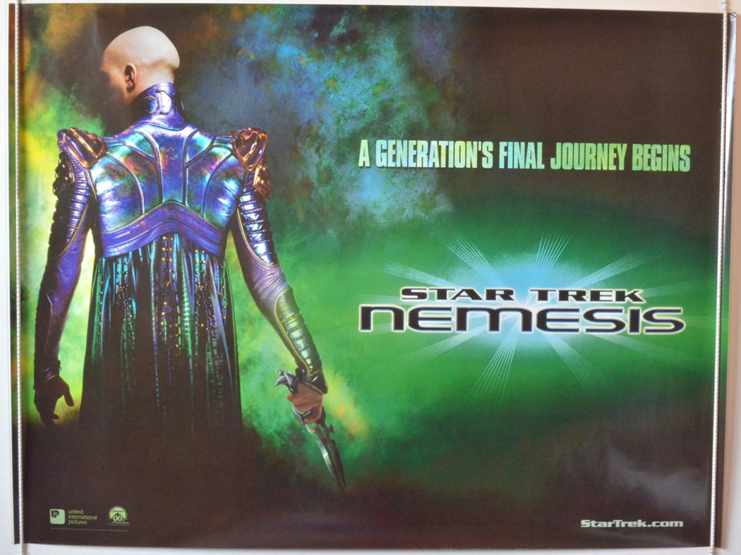 Star Trek : Nemesis  (Teaser)   Original British Quad Poster - Movie Poster