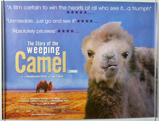 The Story Of The Weeping Camel  (a.k.a. Die Geschichte vom weinenden Kamel)   Original British Quad Poster - Movie Poster