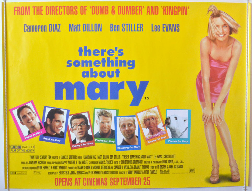 There's Something About Mary  (Teaser)  Original British Quad Poster - Movie Poster 