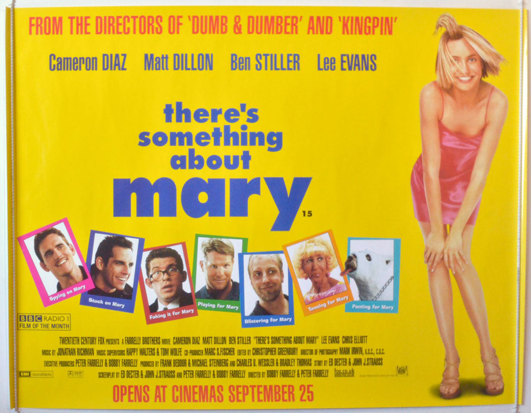 There's Something About Mary  (Teaser)  Original British Quad Poster - Movie Poster 