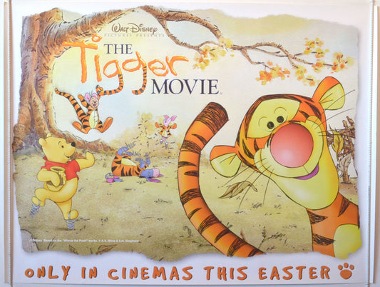 The Tigger Movie  (Teaser)  Original British Quad Poster - Movie Poster 