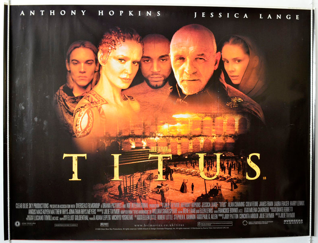 Titus   Original British Quad Poster - Movie Poster