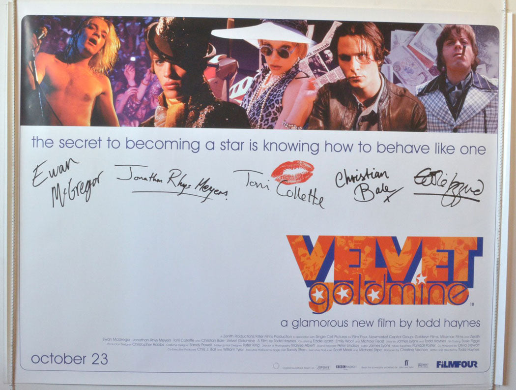 Velvet Goldmine   Original British Quad Poster - Movie Poster 