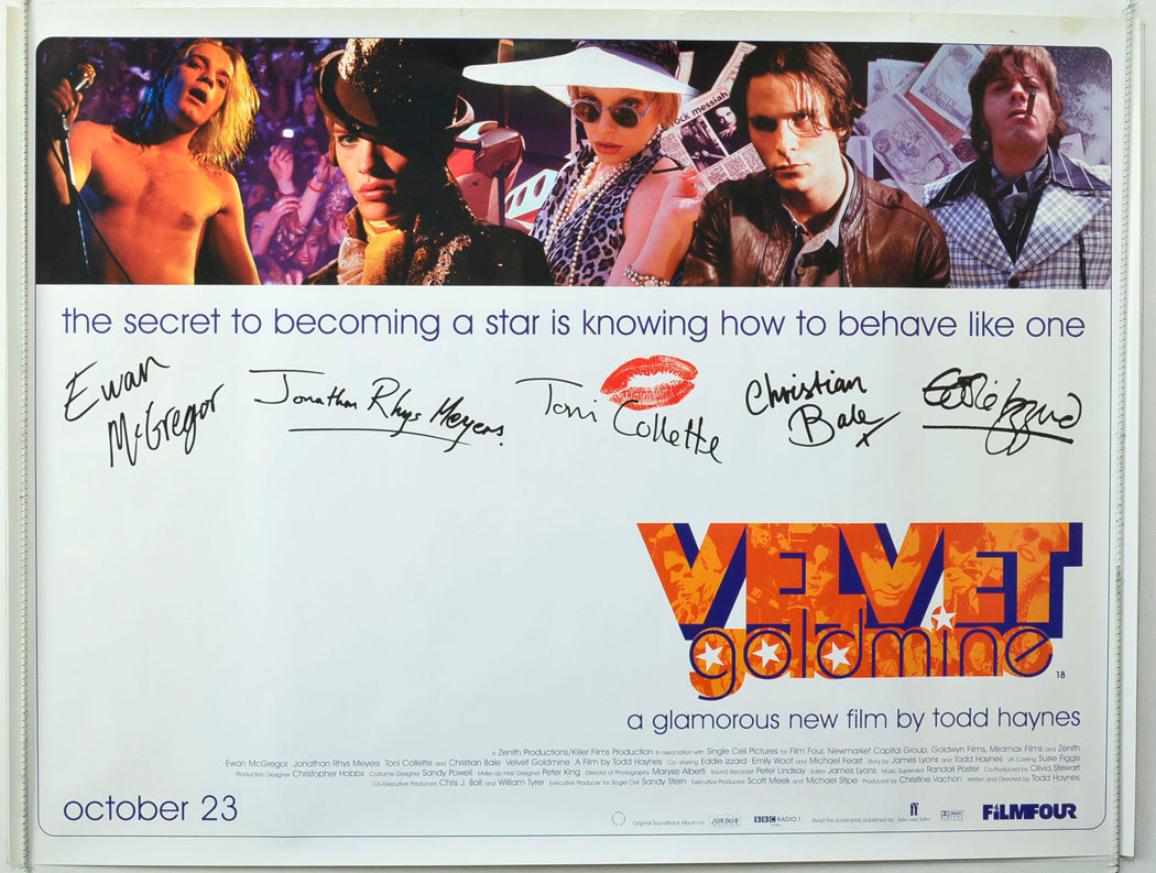 Velvet Goldmine Original British Quad Poster - Movie Poster