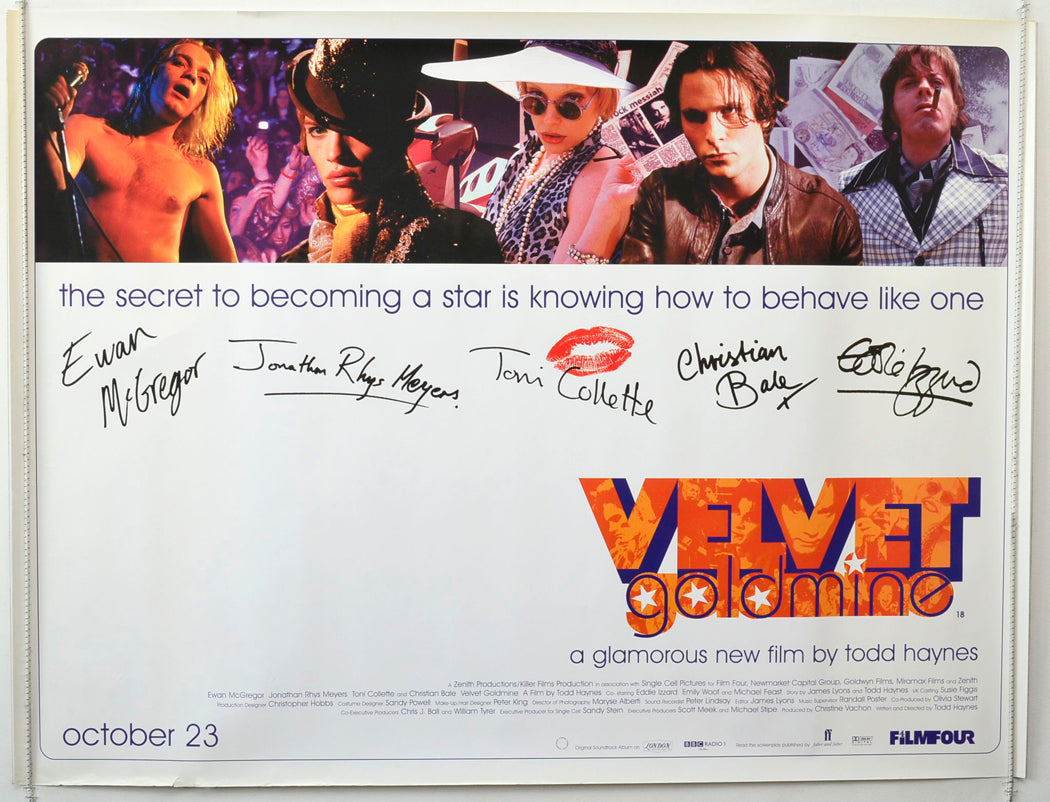 Velvet Goldmine Original British Quad Poster - Movie Poster