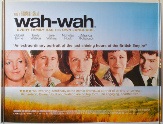 Wah-Wah   Original British Quad Poster - Movie Poster 