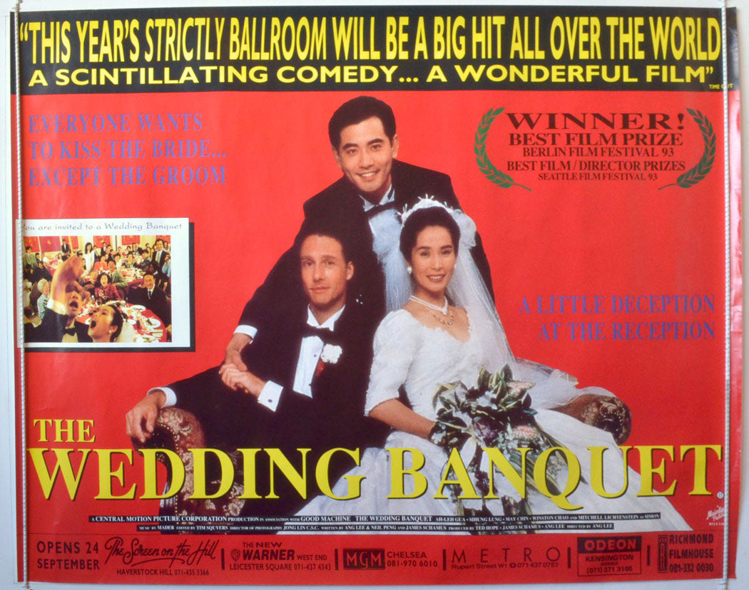 The Wedding Banquet  (a.k.a Xi yan)  Original British Quad Poster - Movie Poster 