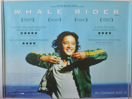 Whale Rider   Original British Quad Poster - Movie Poster 