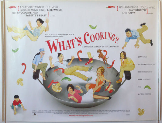 What's Cooking   Original British Quad Poster - Movie Poster 