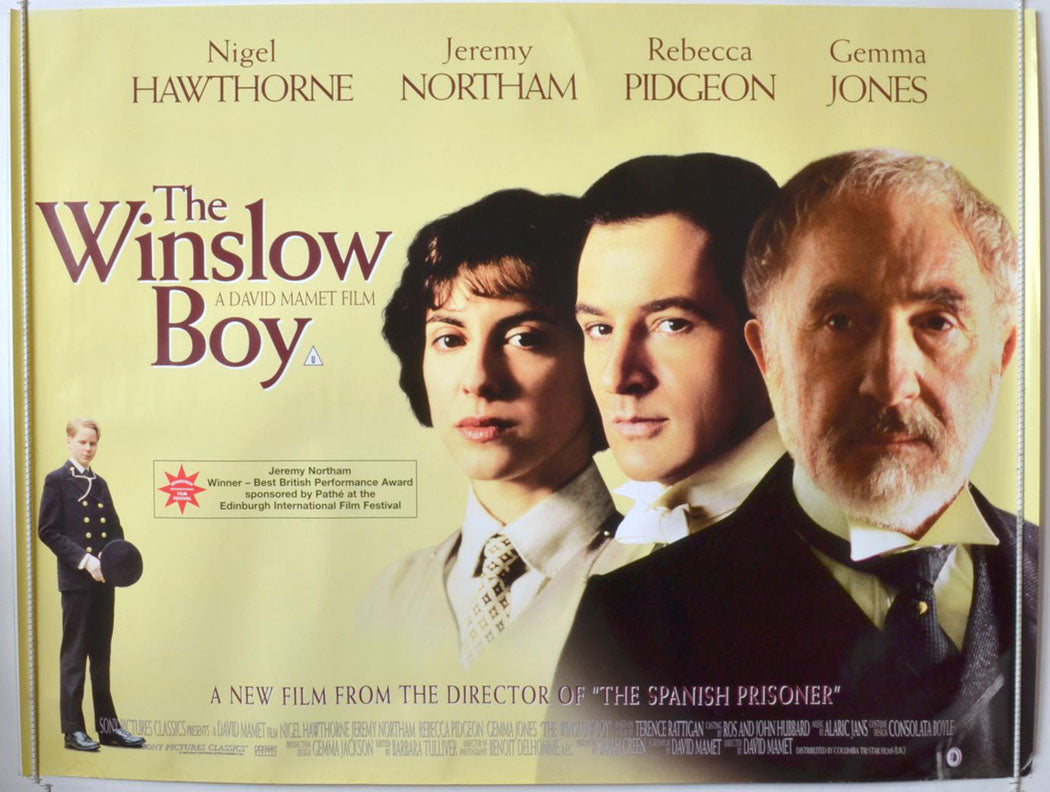 The Winslow Boy  Original British Quad Poster - Movie Poster