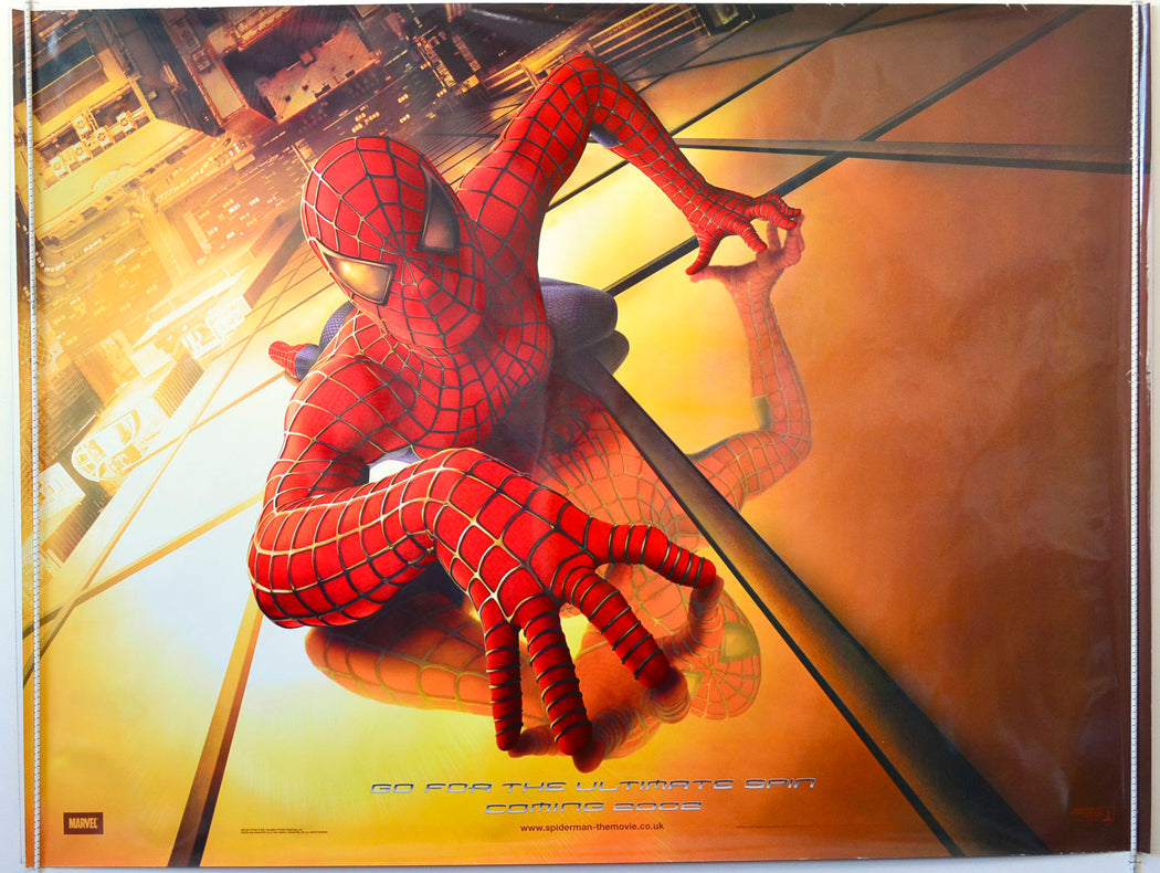 Spider-Man   (Teaser / Advance Version)  Original British Quad Poster - Movie Poster