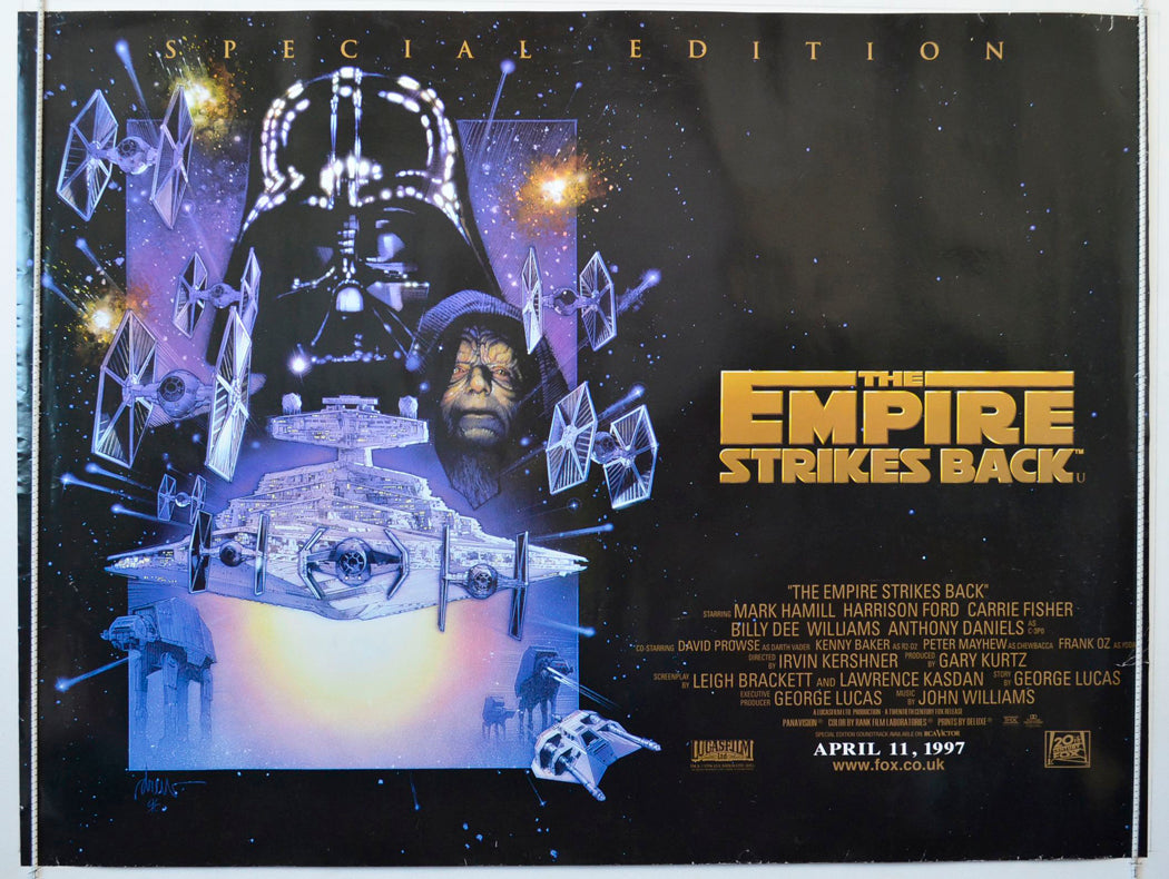 StarWars : The Empire Strikes Back   (Special Edition)  Original British Quad Poster - Movie Poster