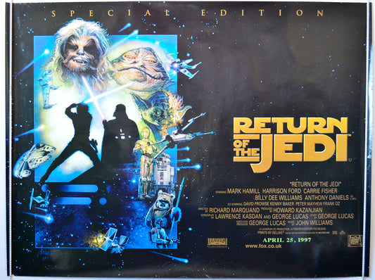 Star Wars : The Return Of The Jedi   (Special Edition)  Original British Quad Poster - Movie Poster