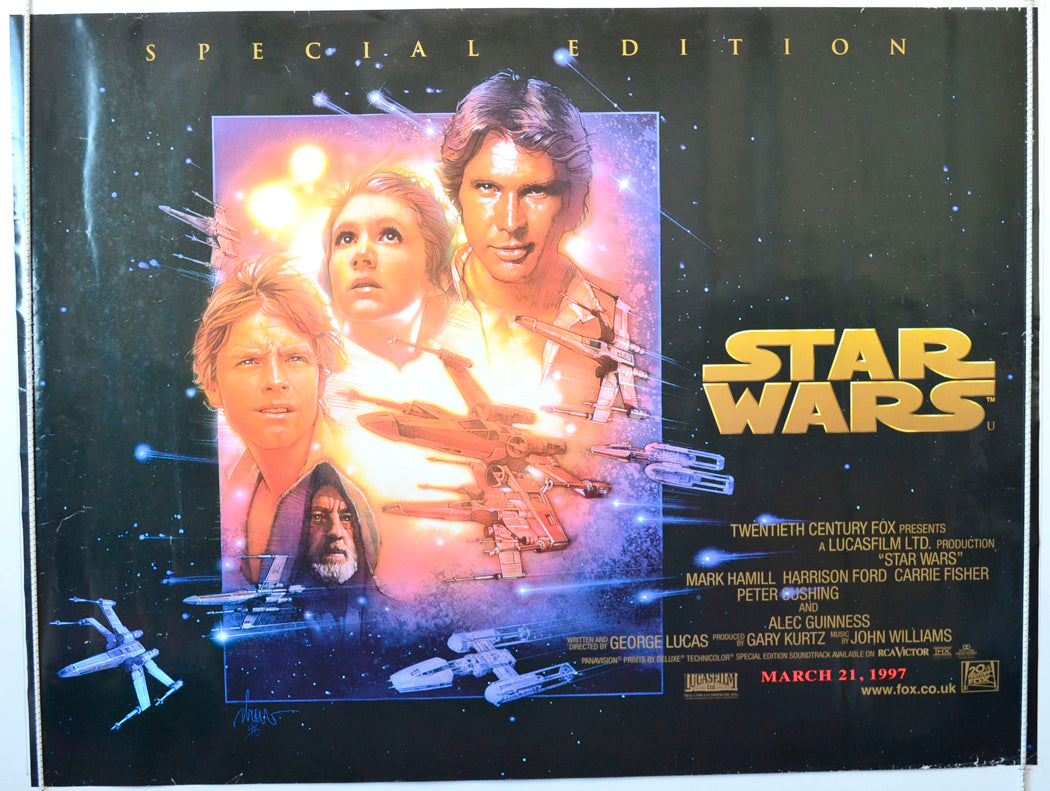  Star Wars   (Special Edition)  Original British Quad Poster - Movie Poster